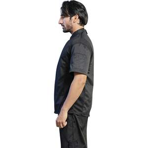 2025 Manteau unisexe noir pour homme avec panneaux latéraux en maille - Product Image 6