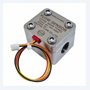 เซ็นเซอร์วัดการไหลของน้ำมัน DIGITAL FLOW 316L สแตนเลสสตีล PT 3/8 เกลียวใน DGT-008SI เซ็นเซอร์วัดการไหลแบบโอวัลเกียร์ - Product Image 2