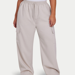 Pantalon de survêtement pour femme grande taille, jogging, pantalon de sport décontracté à taille élastique, ample, en molleton, pour fitness et gym - Product Image 1