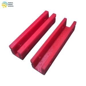 แผ่นรองรองรับลิฟต์คุณภาพสูง ขนาด 140x16 มม. ทนทานต่อการสึกหรอ สีแดง อะไหล่ลิฟต์ - Product Image 4