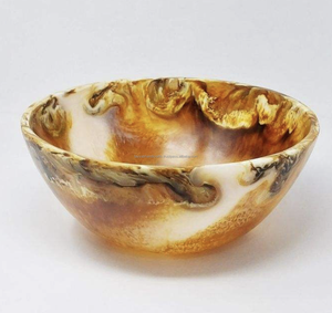 Handmade <b>resin</b> bowl <b>Resin</b> Salad Serving Bowl <b>Resin</b> Food Bowl for Home Decorative Use - Product Image 1