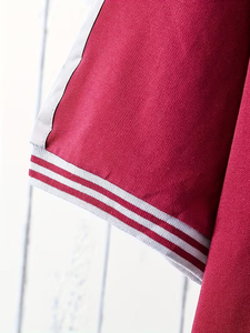 Stylish Boys' Spring and Summer Casual Short-Sleeve TEE and Shorts Set with Exquisite Button and Bow Tie Jersey Material - Product Image 6