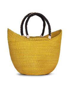 Handcrafted Mustard Seagrass <b>Handbags</b> Premium Leather Handles Designer Women Straw Tote <b>Handbag</b> Luxury <b>Summer</b> Beach Bag OEM - Product Image 2