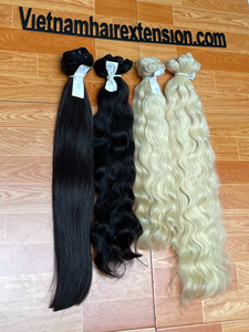 Cabello Humano Virgen Remy de Vietnam con Doble Trama a Máquina - Product Image 5