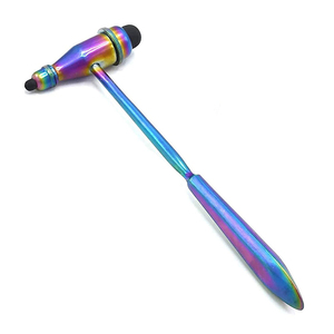 Instrument chirurgical manuel en acier inoxydable avec embout en caoutchouc noir pour examen ORL (oreille, nez, gorge) et pont osseux BBI-1870 CE - Product Image 2