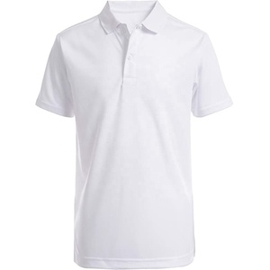 เสื้อโปโล100% โพลีเอสเตอร์เนื้อแข็งของผู้ชายนำเข้าพร้อมกระดุมปิดระบายอากาศได้และทนทาน-สำหรับเครื่องแบบซักด้วยเครื่องซักผ้าได้ - Product Image 6