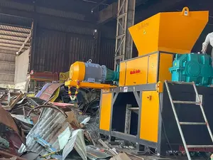 Trituradora de Tambor Metálico de 415 Voltios, Utilizada para Triturar Residuos, Máquina Trituradora de Doble Eje para Exportación - Product Image 4