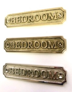 Letrero de Puerta de Latón Premium, Nuevo, para Oficina, Hogar y Hotel, al Mejor Precio al por Mayor - Product Image 2