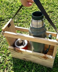 Latest Style Handmade Wooden Utensil <b>Holder</b> Caddy Non-Folding Portable Customizable for Home Restaurant Bar Hotel Use - Product Image 5