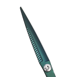 กรรไกรตัดผมมืออาชีพสีเขียวมอแรนดี ผลิตจากเหล็ก VG10 คุณภาพสูง ด้ามจับเหล็ก สำหรับช่างตัดผม - Product Image 2