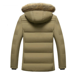 New Fashion Custom Logo Plus Size <b>Men's</b> <b>Long</b> Waterproof Breathable Canvas Hooded Parka Windbreaker <b>Jacket</b> Spring Winter - Product Image 6