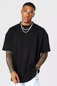 230 Gsm Men Vintage Solid 100% Cotton High Quality Custom <b>Logo</b> Heavyweight Faded Stone Washed Acid Wash Oversized Men's T-Shirts - Product Image 5