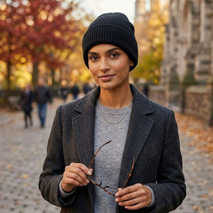 Hot Selling High Quality <b>Wool</b> <b>Beanies</b> Hat For Men Women Outdoor Use Winter Warm <b>Beanies</b> Hat - Product Image 4