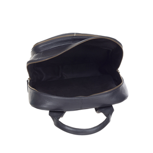Sac à dos pour ordinateur portable en cuir, sac de bureau, sac de voyage, sac d'école, léger, multifonctionnel, facile à transporter, grand rangement, designs italiens - Product Image 5