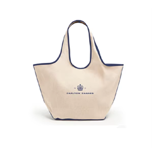 Bolsa de Mano de Lona de Algodón con Logotipo Personalizado y Estilo Moderno |   Bolsillo exterior y cierre con cremallera superior |   Bolsa Esencial de Uso Diario en Tendencia en India - Product Image 5