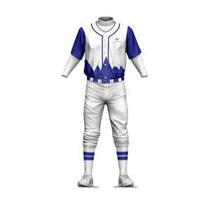 Uniformes Deportivos Personalizables con MOQ Bajo, Cómodos y Transpirables de Poliéster para Béisbol, para Jugadores Adultos - Product Image 5