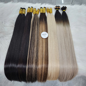 Bone Straight Virgin Hair Bundles Human Hair <b>Extensions</b> <b>Cheap</b> Wholesale Bulk 100% Raw Hair for Women - Product Image 5