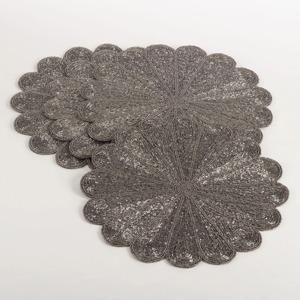Premium Handcrafted Glass Beaded Round Placemat Decorative <b>Table</b> <b>Mat</b> For Dining Events And Home Decorative Dining <b>Table</b> <b>Mat</b> - Product Image 5