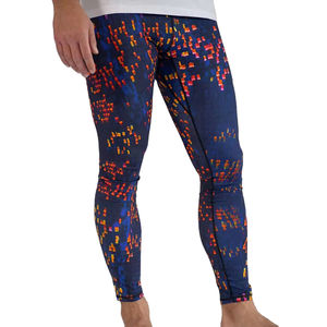 Leggings de compresión para hombre, pantalones ajustados de entrenamiento atlético con tela elástica para gimnasio, correr y ropa deportiva - Product Image 1