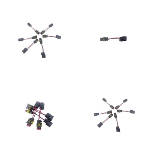 <span class=keywords><strong>2</strong></span> 핀 변환 와이어 하네스 H3 ~ 9006 <span class=keywords><strong>2</strong></span> 개 링 하네스 안개 전구 커넥터 램프 플러그 - Product Image 1