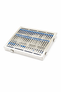 Kit de 12 Osteótomos Dentales para Levantamiento de Senos, Instrumentos de Cirugía de Implantes con Martillo Quirúrgico y Casete de Esterilización - Product Image 3