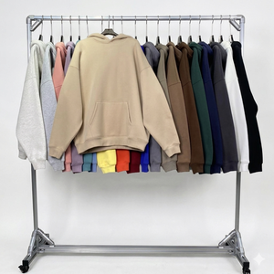 เสื้อฮู้ดสตรีทแวร์ผู้ชาย แขนยาว ผ้าฟลีซอุ่นสบาย ทรงปกติ ผลิตจากโพลีเอสเตอร์/คอตตอน เป็นมิตรต่อสิ่งแวดล้อม เหมาะสำหรับฤดูใบไม้ร่วงและฤดูหนาว - Product Image 3