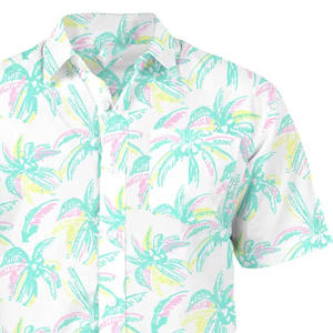 เสื้อเชิ้ตผู้ชายลายกล้วย แห้งเร็ว ระบายอากาศดี ป้องกันริ้วรอย แขนสั้น พิมพ์ลาย ติดกระดุม น้ำหนักเบา เหมาะสำหรับวันหยุด รับผลิตแบบ OEM - Product Image 5