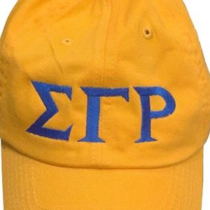 หมวกแก๊ปปักลายตัวอักษรกรีก Sigma Gamma Rho สีทองสำหรับผู้หญิง หมวกเบสบอลปักลายสัญลักษณ์ชมรมนักศึกษา ปรับขนาดได้ สไตล์ลำลองสำหรับวิทยาลัย แฟชั่นกรีก - Product Image 5