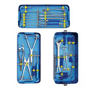 Juego de Instrumentos Quirúrgicos Ortopédicos, Sistema de Tornillos Pediculares Espinales, Herramientas Manuales de Acero Inoxidable para Cirugía de Columna, Reutilizables - Product Image 6