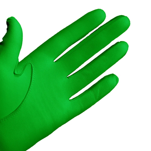 Gant de golf en cuir véritable vert, main droite, antidérapant, respirant, unisexe, fermeture auto-agrippante, gant de sport - Product Image 4