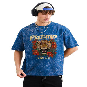 Camiseta de Manga Corta para Hombre, Corte Regular, Tejido Sólido 100% Algodón, con Diseño Personalizado, Secado Rápido, Antiarrugas, Transpirable - Product Image 2