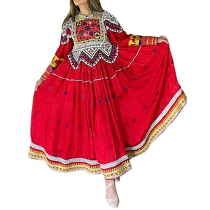 Robes afghanes ethniques Kuchi faites à la main, respirantes, brodées, pour femmes, longues, style Pashtun, robes de Kâbul - Product Image 5