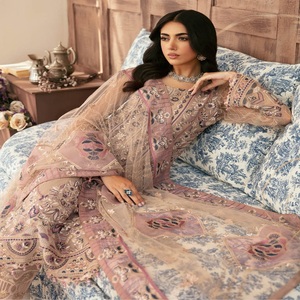 <b>Eid</b> Sale Indian and <b>Pakistani</b> Heavy Embroidery Work <b>Dresses</b> <b>Pakistani</b> and Indian Salwar Kameez Three Piece Saari for Women - Product Image 4