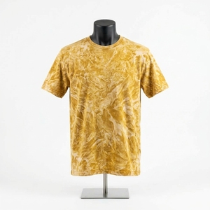 เสื้อยืดโอเวอร์ไซส์ผู้ชาย ดีไซน์ใหม่ คุณภาพสูง ผ้าถัก ย้อมสีแบบแอซิดวอช 100% ผ้าฝ้าย เสื้อยืดย้อมสีแบบแอซิดวอช - Product Image 1