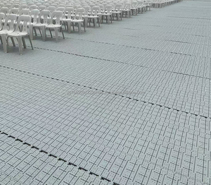 Suelo entrelazado para eventos, baldosas portátiles para carpas, baldosas de plástico para proteger el césped en eventos. - Product Image 5