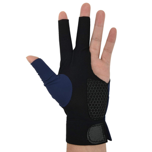 Gants de billard Geo Brothers de haute qualité, respirants, à prix compétitif, imperméables, légers, à 3 doigts, avec fermeture auto-agrippante - Product Image 1