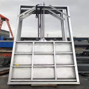 La válvula de compuerta de cuchillo tipo puerta colgante bidireccional de Hierro fundido/WCB/acero inoxidable puede cortar/ajustar el flujo y controlar el nivel de agua - Product Image 4