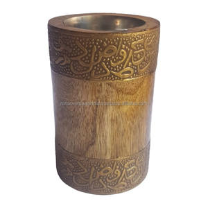 Luxury Classic <b>Wooden</b> Bakhoor Charcoal Incense <b>Burner</b> Perfect <b>for</b> Relaxation Home Fragrance And Meditation At Affordable Rates - Product Image 2
