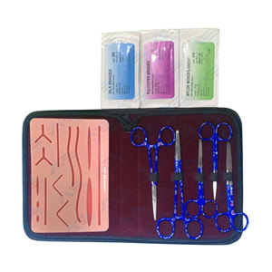 Kit de pratique de dissection pour étudiants en médecine et en médecine vétérinaire, kit de suture chirurgical, kit de pratique de suture réutilisable pour médecins - Product Image 1