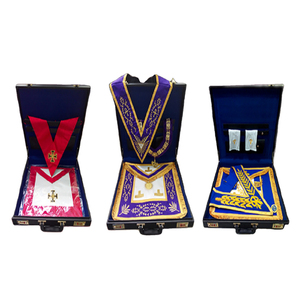 Insignes de grade maçonniques personnalisés en cuir de haute qualité, écologiques, luxueux, brodés, doux et respirants - Product Image 5