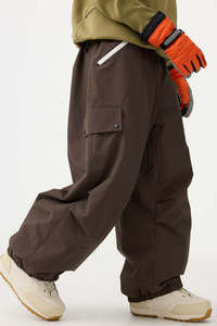 Pantalon de ski et de snowboard pour homme, de qualité supérieure, coupe ample, imperméable, coupe-vent, respirant, en tissu rip-stop Tex 10 000 mm, taille plus, hiver - Product Image 5