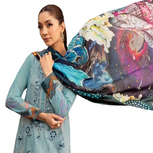 Salwar Kameez de 3 Piezas con Bordado Étnico Moderno para Mujer, Diseño Sin Costuras, Estilo Indio-Pakistaní, para Bodas, Fiestas y Eventos - Product Image 1