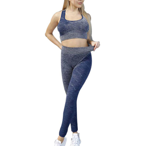 Ensemble de yoga de haute qualité, soutien-gorge de sport et leggings, ensemble de yoga pour femmes, vêtements de sport respirants, ensemble deux pièces - Product Image 1