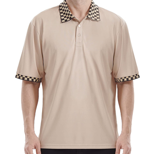 Short Sleeve Mens Plus Size Polo Shirt High Quality Breathable Solid Color Cotton <b>Classic</b> Business Casual Wear Polo Shirt Top - Product Image 1