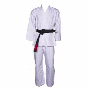 Kimono de BJJ de haute qualité, tissu 550 GSM 100% polyester, tissage perlé, logo personnalisé, patchs brodés, vêtements d'arts martiaux, OEM ODM - Product Image 1