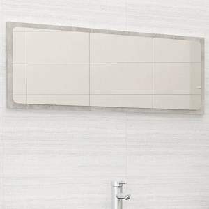 Miroir gris béton 39,4 po x 14,6 po en bois d'ingénierie et acrylique pour salle de bain - Product Image 1