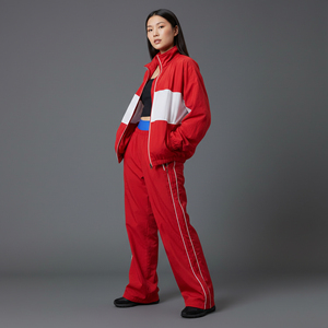 Customizable Heavy Weight 100% nylon Women's Tracksuit daily casual Wear 2 Color baggy fit streetwear hip hop ladies 2 piece <b>set</b> - Product Image 4