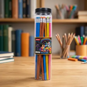 Best Quality Vikas Rubber Tip Pencil Premium Quality Wooden Pencil for School <b>Office</b> <b>Drawing</b> and Everyday Writing For Sale - Product Image 2