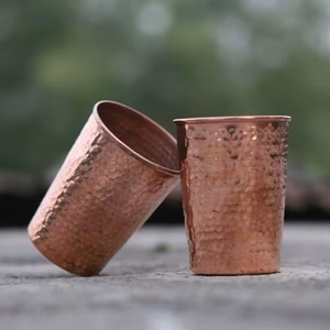 Copper <b>glasses</b> premium dining bulk exporter manufacturer custom packaging export drinkware reusable durable - Product Image 1