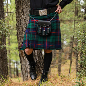 KHUMBRO SPORTS Fabricante de Kilt Escocés Verde Personalizado para Pedidos al por Mayor con Marca Privada, Traje Tradicional de las Tierras Altas Escocesas - Product Image 1